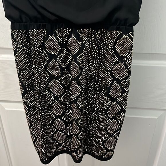 Cache Gold Beaded Dress - Picture 7 of 8